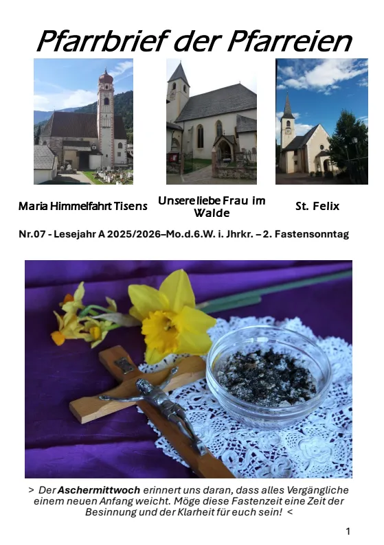 Lettera parrocchiale