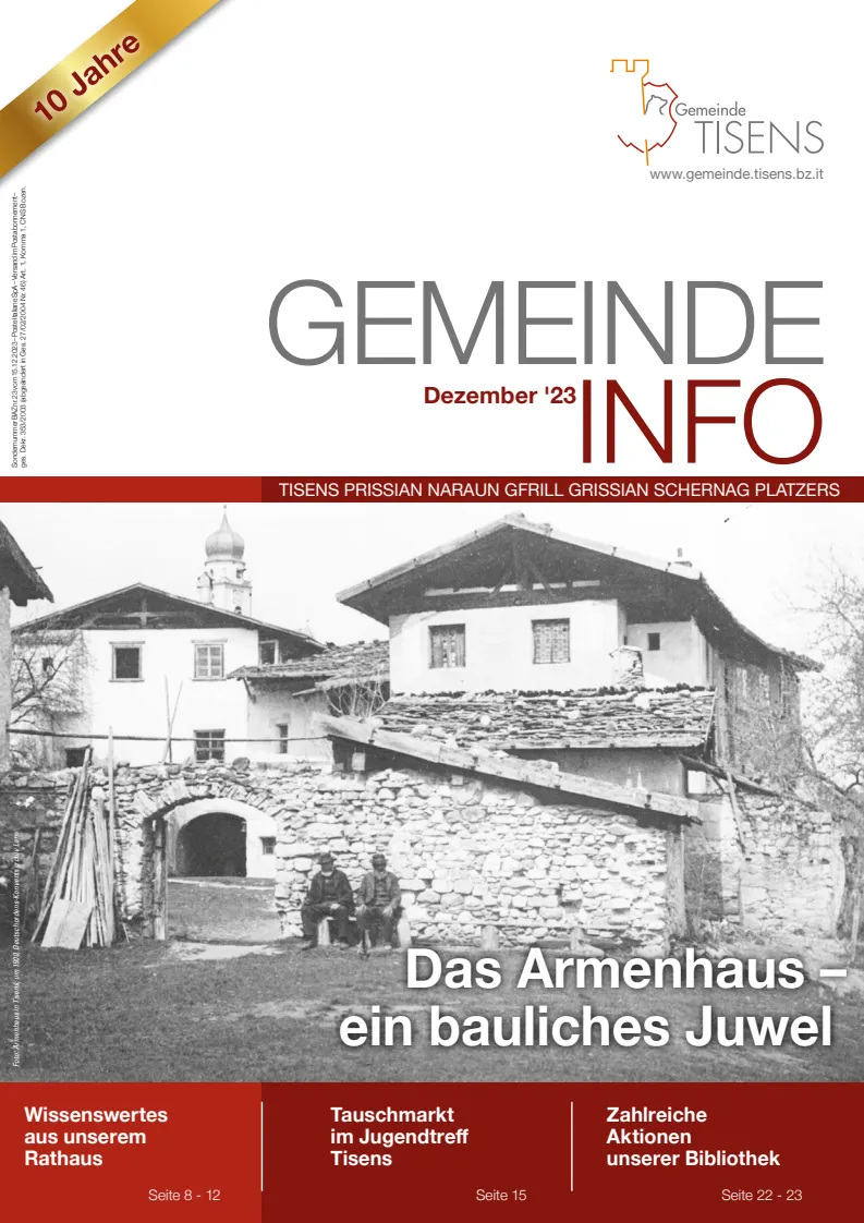 Gemeinde Info Dicembre 2023